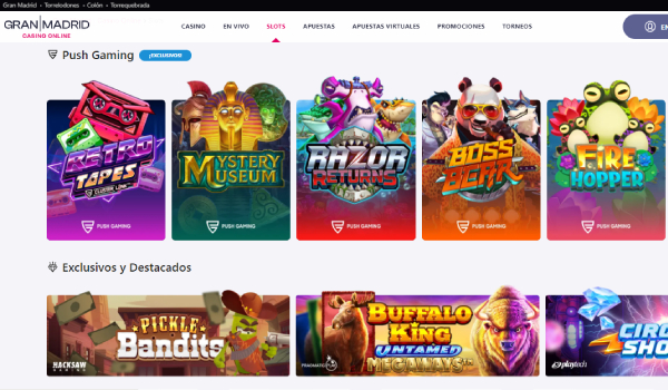 casino gran madrid slots online