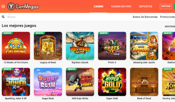 leo vegas juegos de casino online