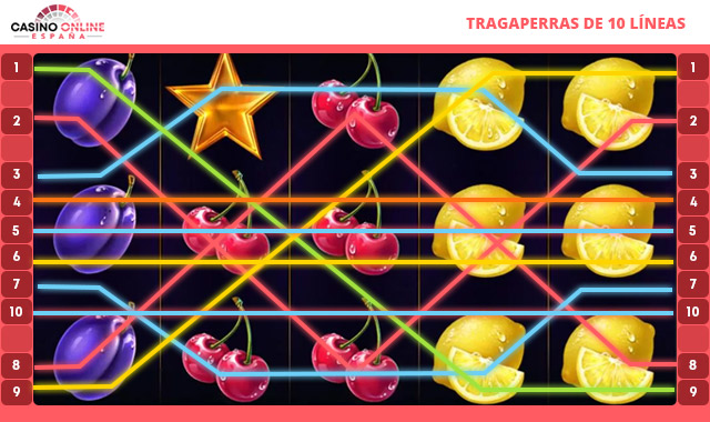 Tragaperras 10 lineas pago