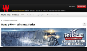 winamax poker bonos