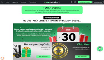 promociones y club vip casino one