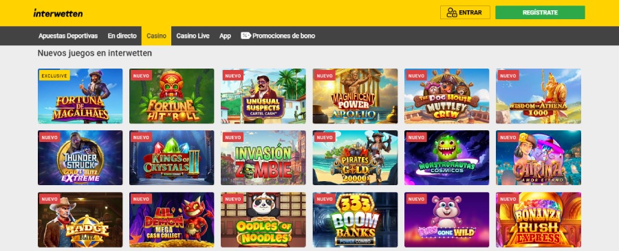 Juegos de Casino en Interwetten